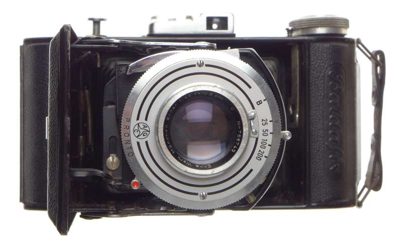 BALDAFIX Enna Werk 4.5 f=105mm Lens Ennar Folding camera vintage film