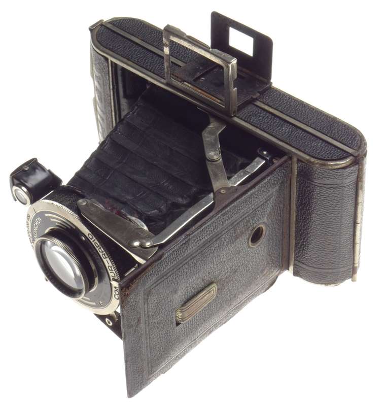 Vintage folding bellows camera PIFAX Rodenstock 3.8 105mm Anastigmat lens