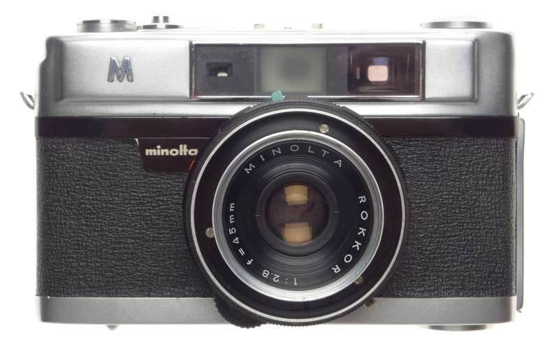 MINOLTA A5 Rokkor2.8 f=45mm lens Compact camera Vintage film - Minolta