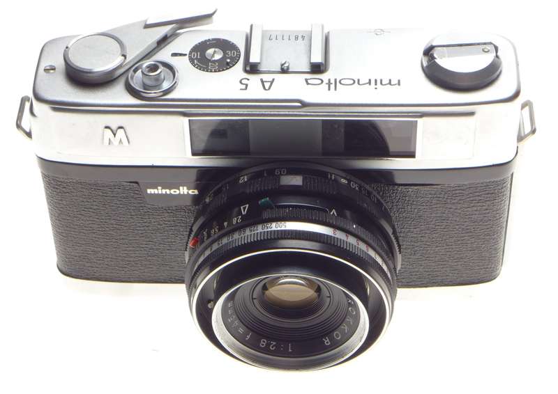 MINOLTA A5 Rokkor2.8 f=45mm lens Compact camera Vintage film - Minolta