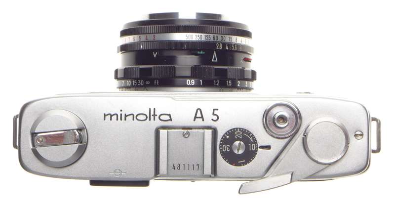 MINOLTA A5 Rokkor2.8 f=45mm lens Compact camera Vintage film - Minolta