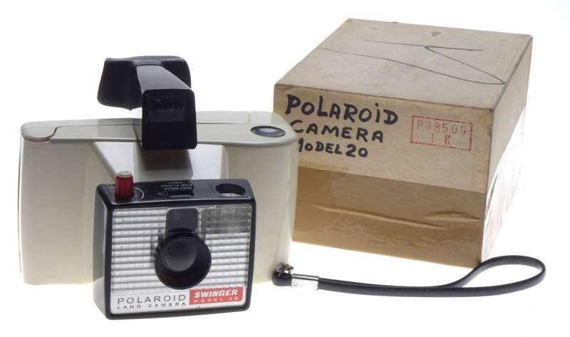 Polaroid Swinger Beige Vintage instant camera