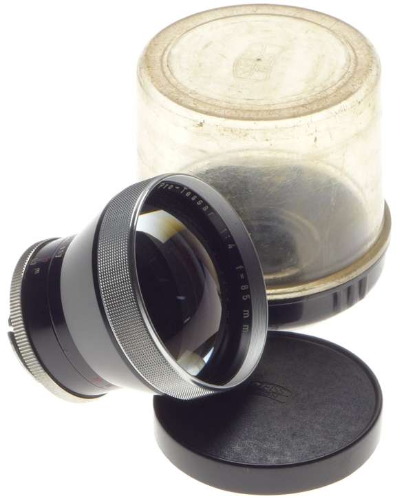 Carl Zeiss Pro-Tessar 1:4 f=85mm film vintage camera lens cased 4/85mm - Other Camera items