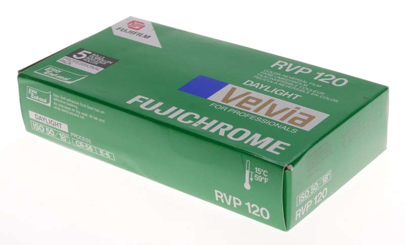 FUJIFILM RVP 120 Velvia 50 iso Fujichrome 5x Rolls - Fujifilm