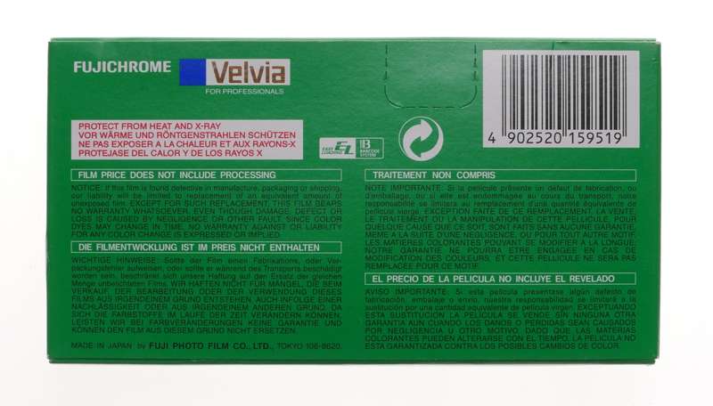 FUJIFILM RVP 120 Velvia 50 iso Fujichrome 5x Rolls - Fujifilm
