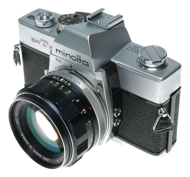 Minolta SRT 101 SLR Film Camera 1.4/58 Wide-Auto 2.8/35 Tele 400mm