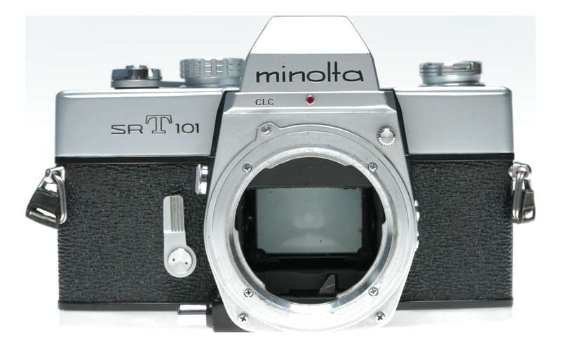 Minolta SRT 101 SLR Film Camera 1.4/58 Wide-Auto 2.8/35 Tele 400mm