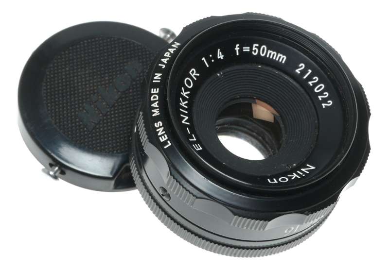 Nikon El-Nikkor Enlarger Lens 1:4 f=50mm Mint Original Box Keeper
