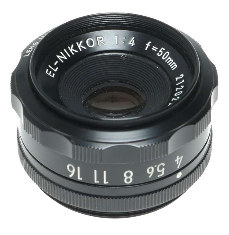 Nikon El-Nikkor Enlarger Lens 1:4 f=50mm Mint Original Box Keeper