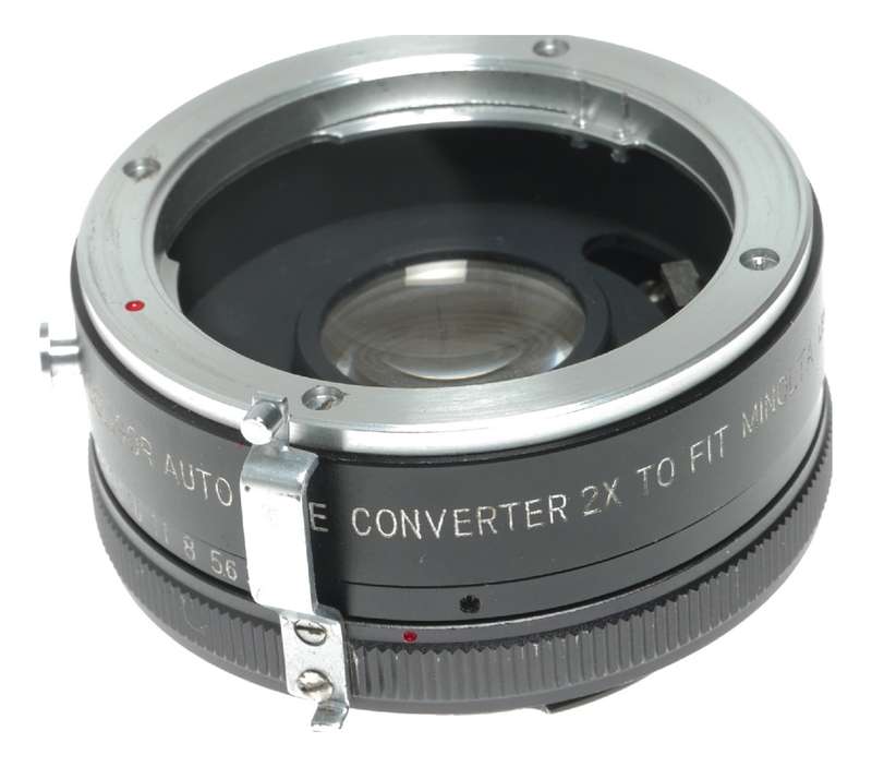Soligor Minolta Auto Tele Converter 2x Bayonet Mount Caps Keeper