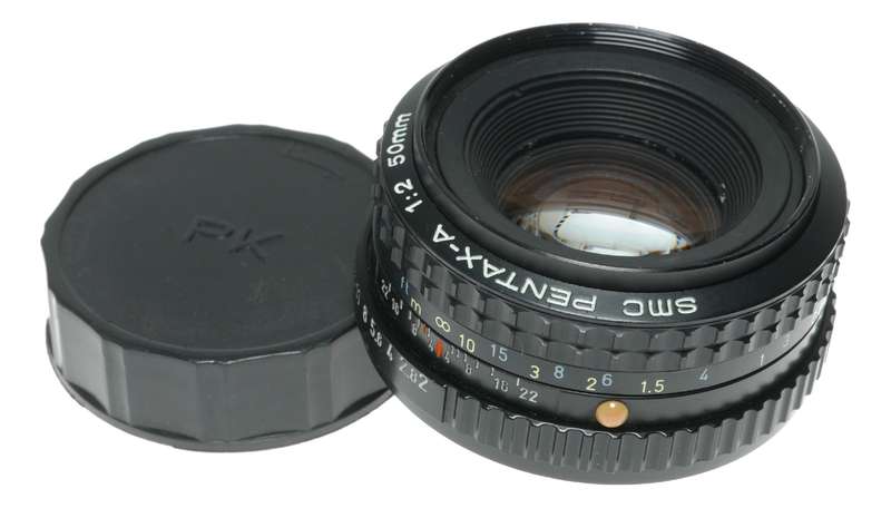 SMC Pentax-A 1:2 50mm Lens PK K-Series Camera Mount