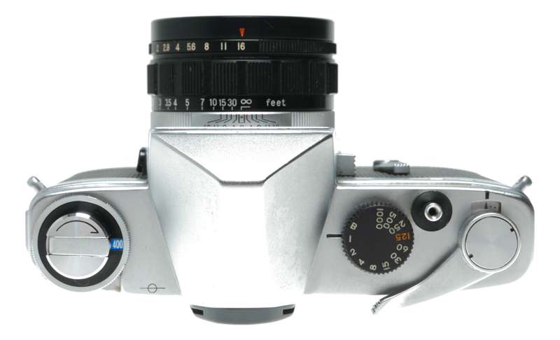 Konica FS 35mm SLR Film Camera Hexanon 1:2 f=50mm Lens