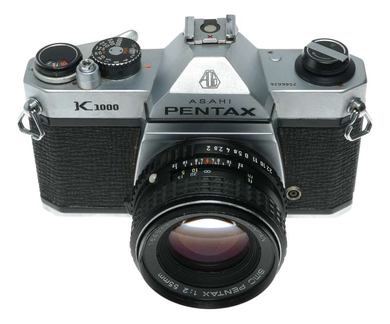 Asahi Pentax K1000 35mm Film SLR Camera SMC 1:2 55mm
