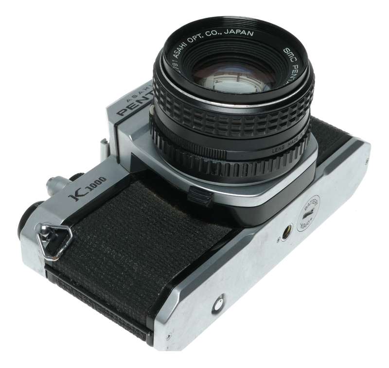 Asahi Pentax K1000 35mm Film SLR Camera SMC 1:2 55mm