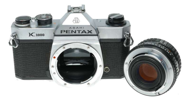 Asahi Pentax K1000 35mm Film SLR Camera SMC 1:2 55mm