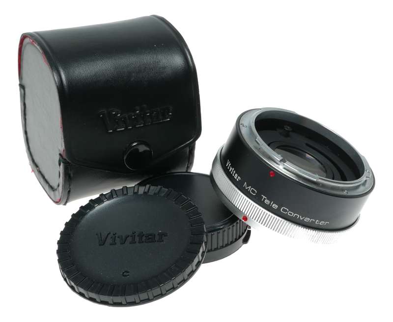 Vivitar Canon FL-FD MC 2x-4 Tele Converter for 35mm Film Camera