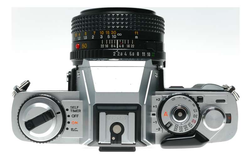 Minolta XG-1 35mm Film SLR Camera MD Mount 1:2 50mm in Pouch