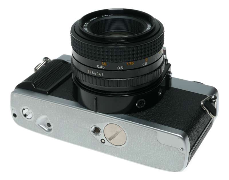 Minolta XG-1 35mm Film SLR Camera MD Mount 1:2 50mm in Pouch