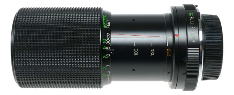 Vivitar Minolta MD 70-210mm 1:4.5 Macro Focusing Zoom Lens