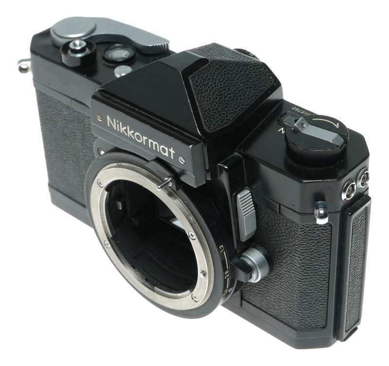 Nikon Nikkormat FTN 35mm Film SLR Camera Body Black
