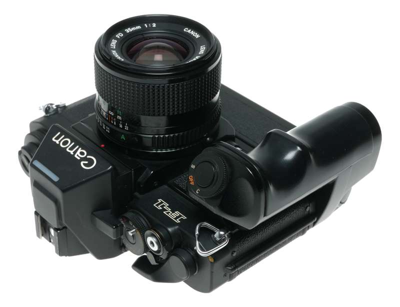 Canon F-1 35mm Film SLR Camera FD 35mm 1:2 Lens Power Winder Manual Strap