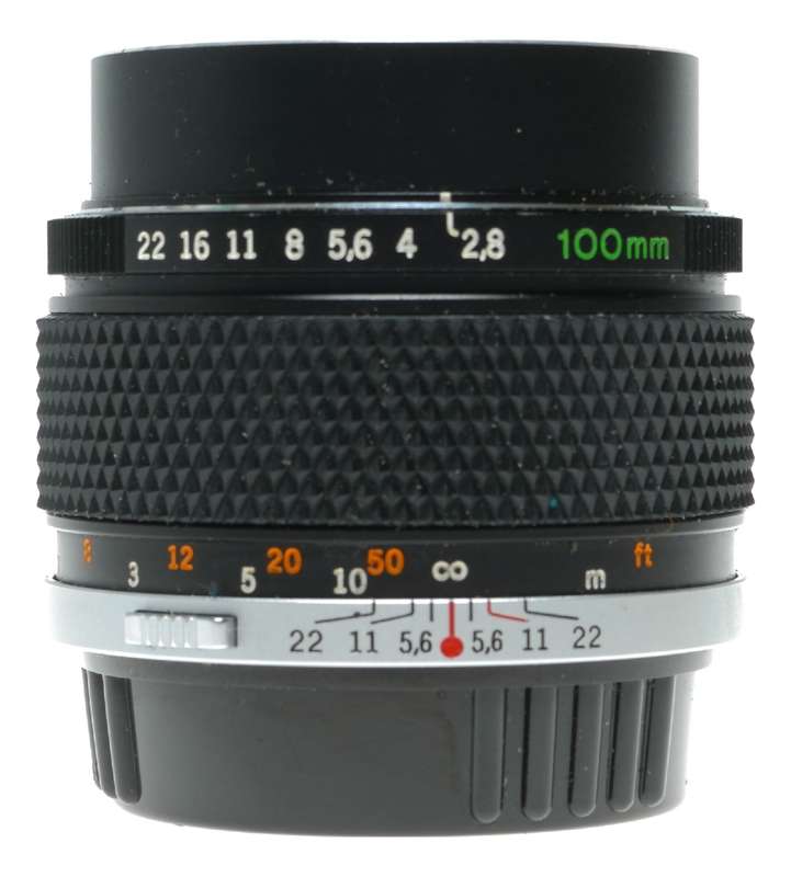 Olympus OM Zuiko Auto-T 1:2.8 f=100mm SLR Camera Compact Tele Lens