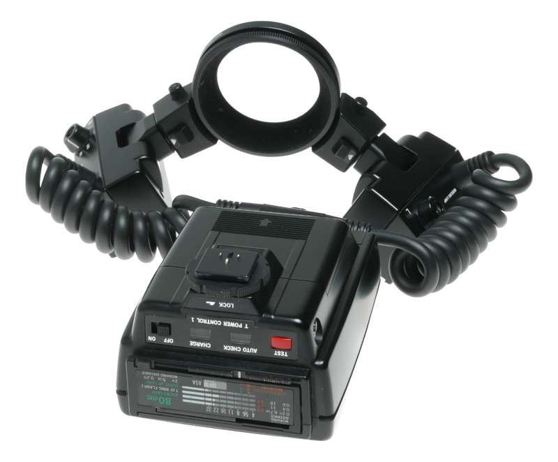 Olympus OM T28 Macro Twin Flash 1 Shoe Ring T Power Control 1 Box Manual