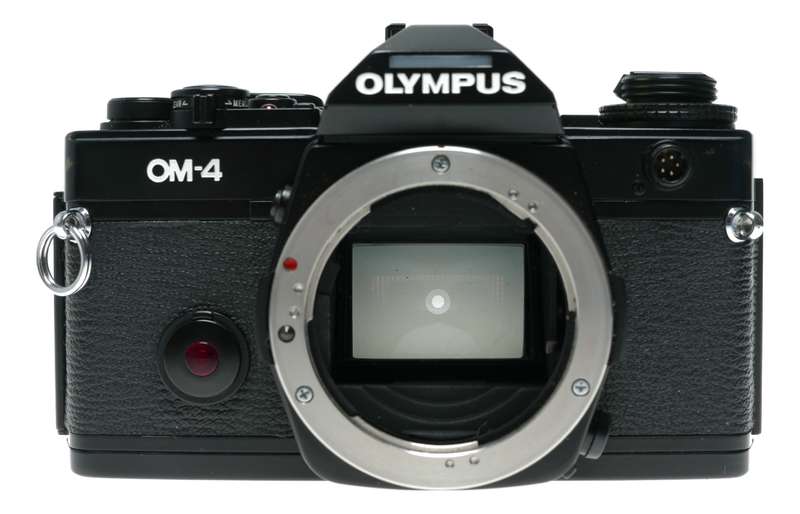 Olympus OM-4 35mm Film SLR Camera Body in Original Box Manual