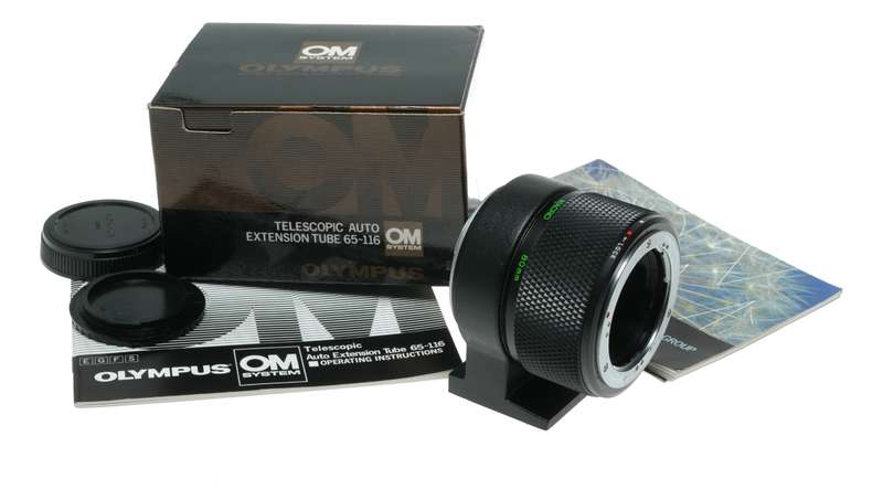 Olympus OM Telescopic Auto Extension Tube 65-116 Close-Up Macro Photography