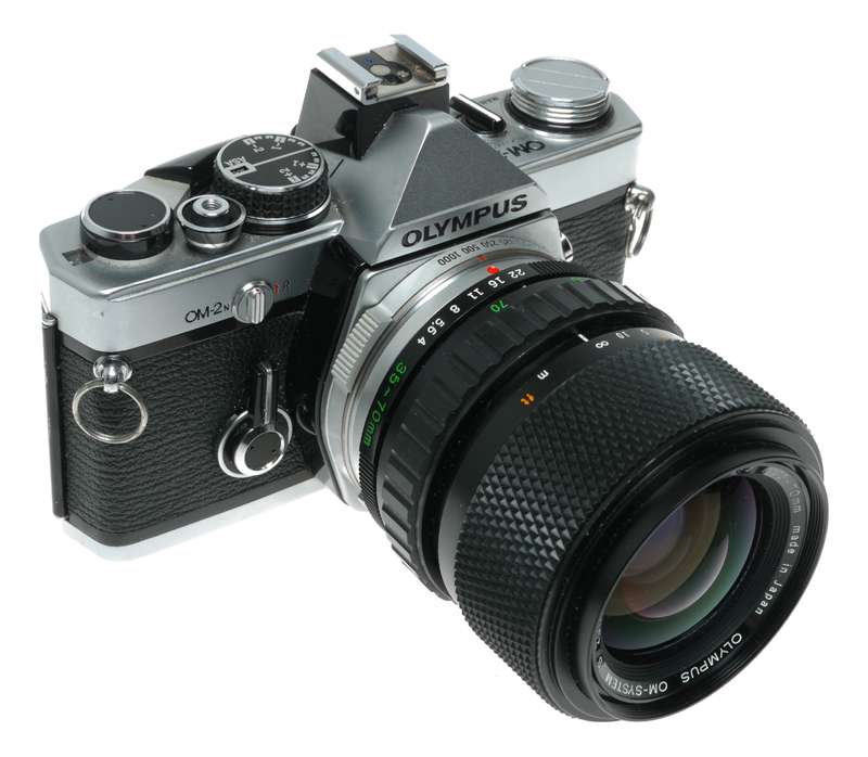 Olympus OM-2N 35mm SLR Film Camera MC Auto-Zoom 1:4 f=35-70
