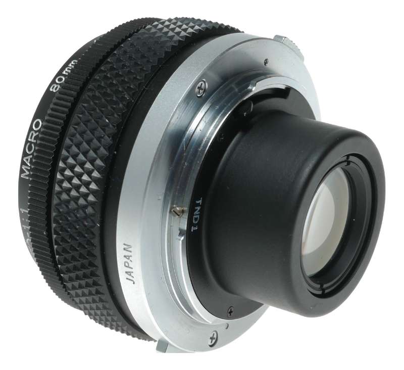 Olympus OM Zuiko Auto-1:1 Macro 80mm F4 Close-Up SLR Camera Lens