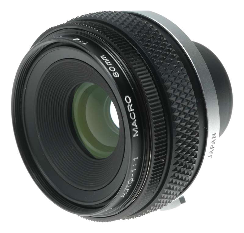 Olympus OM Zuiko Auto-1:1 Macro 80mm F4 Close-Up SLR Camera Lens