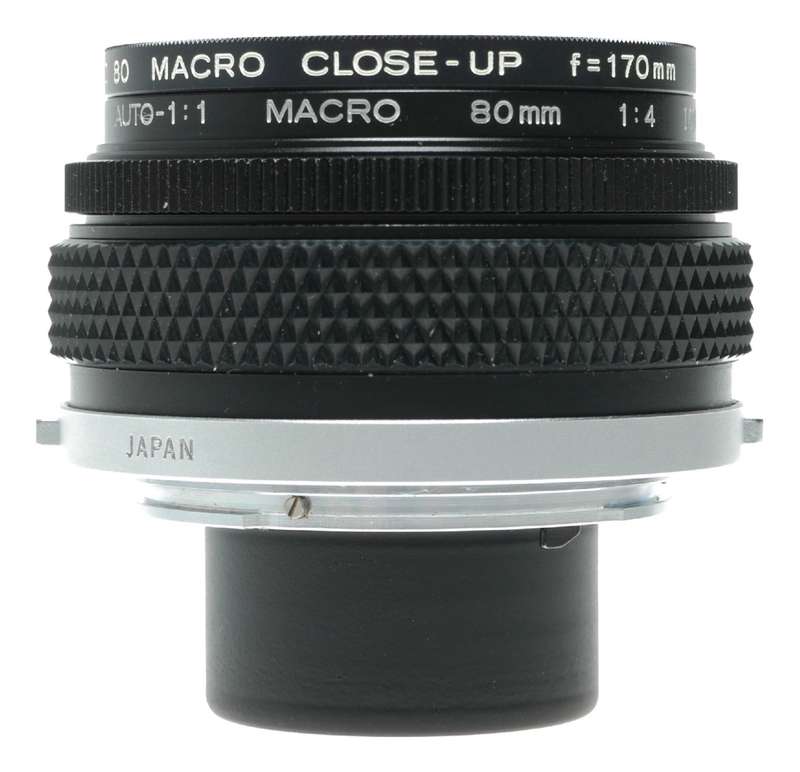 Olympus OM Zuiko Auto-1:1 Macro 80mm F4 Close-Up SLR Camera Lens