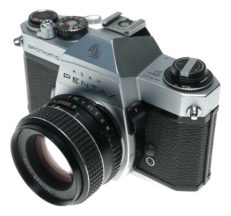 Pentax SPF Spotmatic F 35mm Film SLR Camera SMC Takumar 1:2/55