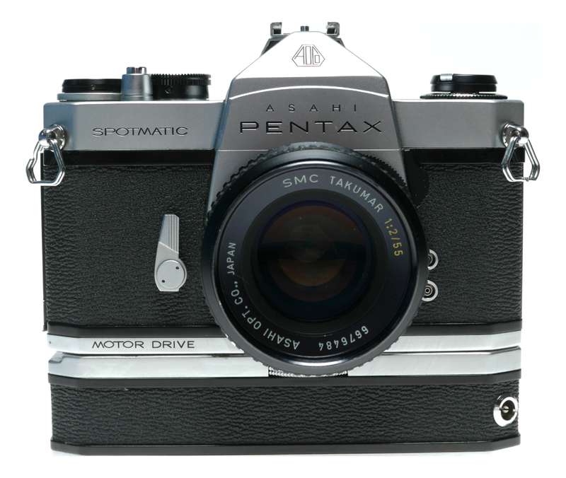 Pentax Spotmatic SLR Camera Motor Drive Super Lite Flash Grip Relay Pack