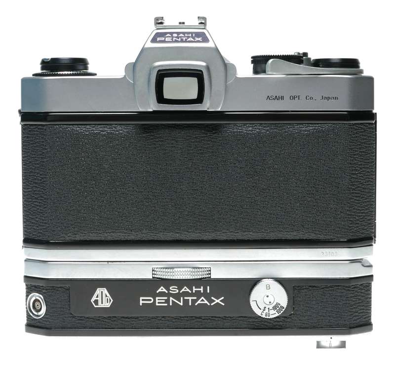 Pentax Spotmatic SLR Camera Motor Drive Super Lite Flash Grip Relay Pack