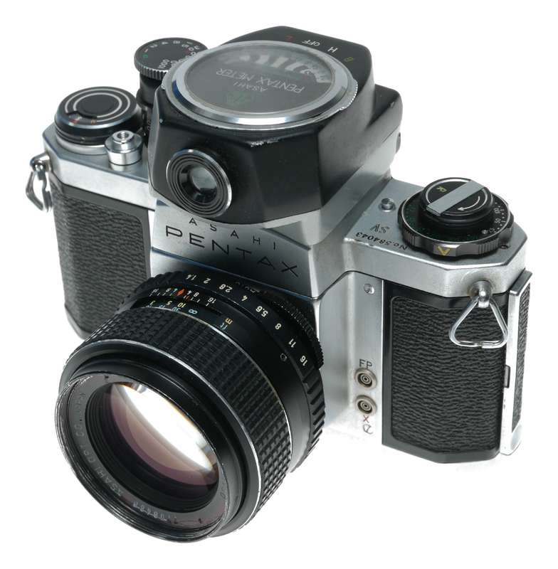 Asahi Pentax SV 35mm Film SLR Camera SMC Takumar 1.4/50 Sold as is