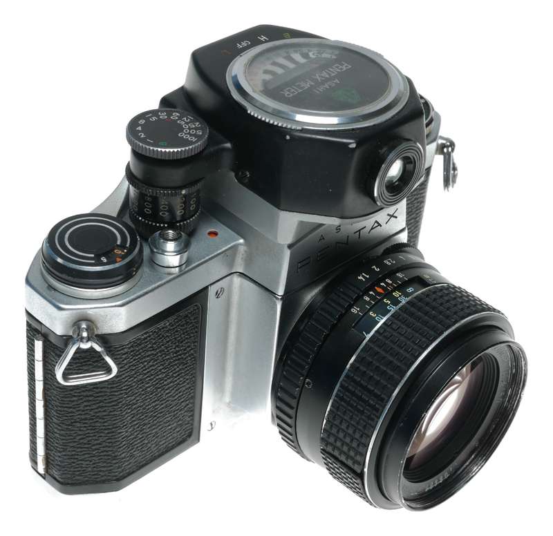Asahi Pentax SV 35mm Film SLR Camera SMC Takumar 1.4/50 Sold as is