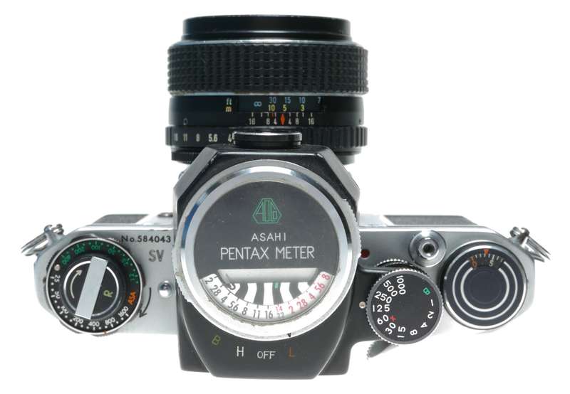 Asahi Pentax SV 35mm Film SLR Camera SMC Takumar 1.4/50 Sold as is
