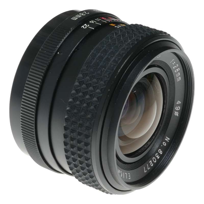 Elicar MC Automatic 1:2.8 f=28mm Wide Angle Film Camera Lens