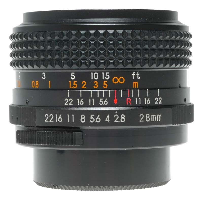 Elicar MC Automatic 1:2.8 f=28mm Wide Angle Film Camera Lens
