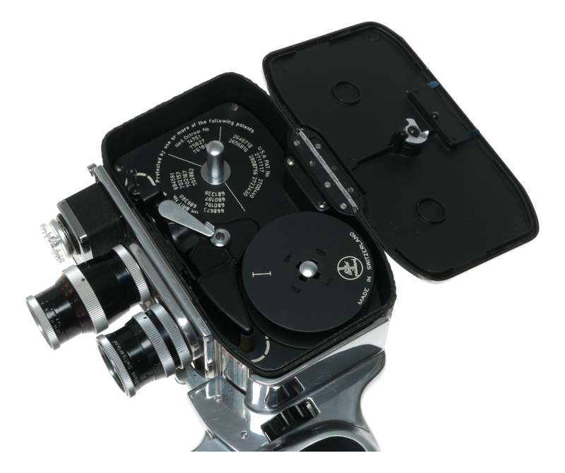 Bolex B8L Cine 8mm Film Camera Yvar Lenses Manual Strap Grip Bag