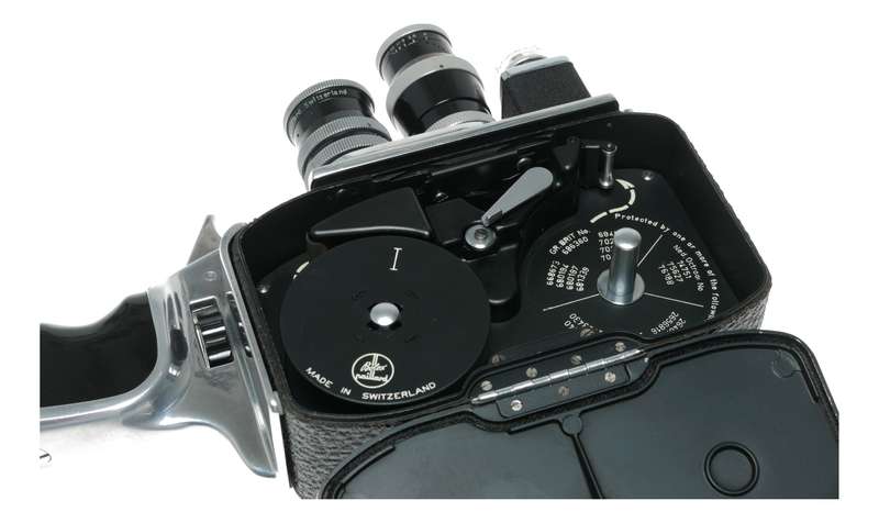 Bolex B8L Cine 8mm Film Camera Yvar Lenses Manual Strap Grip Bag