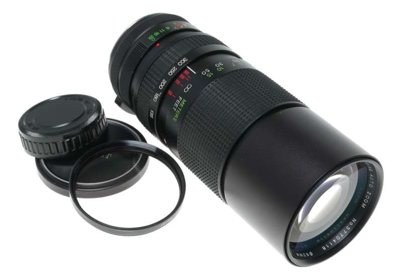 Vivitar 100-300mm f5 Close Focusing Auto Zoom PK Mount Camera Lens