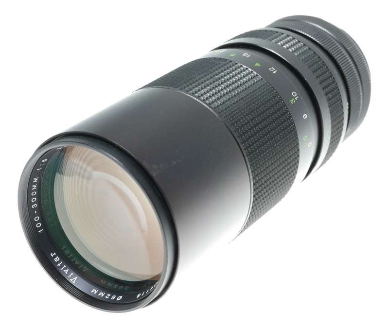 Vivitar 100-300mm f5 Close Focusing Auto Zoom PK Mount Camera Lens