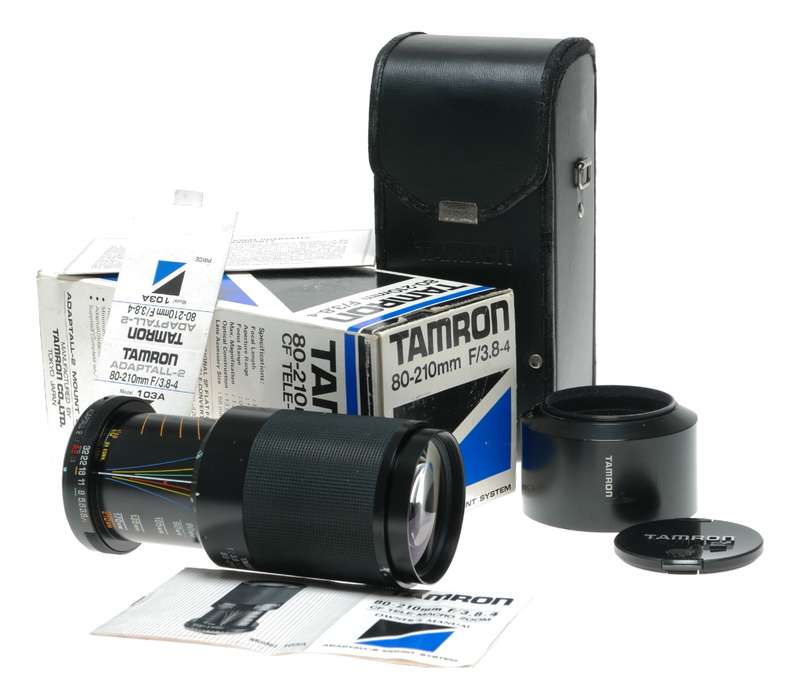 Tamron 80-210mm F3.8-4 CF Tele-Macro Zoom Lens Adaptall-2 103-A