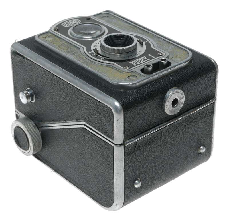 Ising Pucky 1 Vintage 6x6 Box Type Camera for 120 Rollfilm