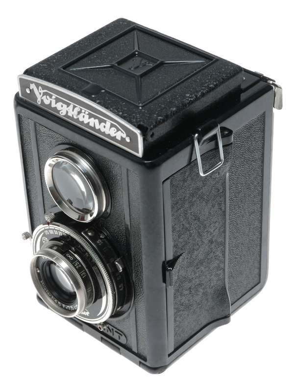 Voigtlander Brillant 6x6 120 Roll Film TLR Camera Voigtar 1:4.5 F=7.5cm