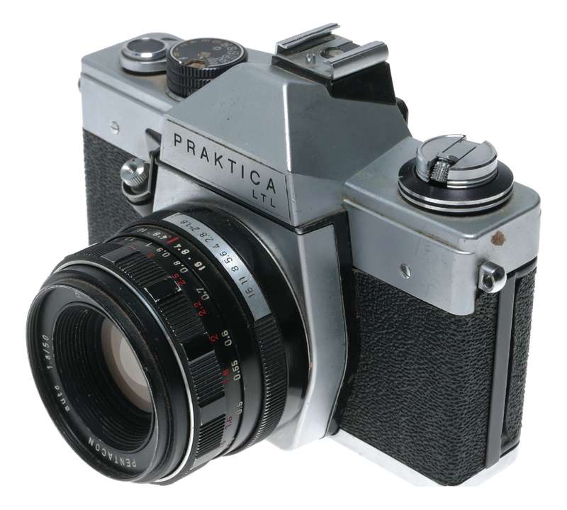 Praktica LTL 35mm Film SLR Camera M42 Pentacon Auto 1.8/50