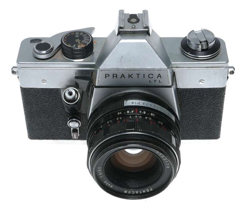 Praktica LTL 35mm Film SLR Camera M42 Pentacon Auto 1.8/50